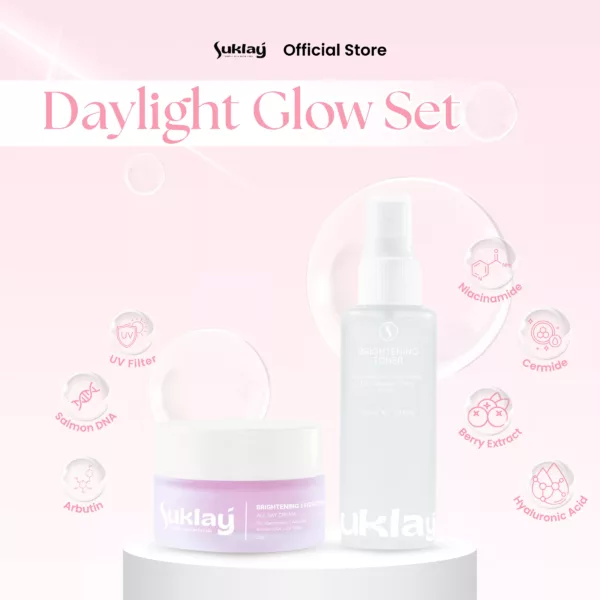 Suklay Paket 2 in 1 Daylight Glow – Brightening Toner & Cream