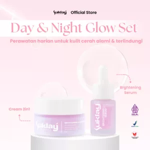 Suklay Serum Brightening & Cream 2in1 | Niacinamide, Arbutin, Salmon DNA, UV Filter | Mencerahkan, Memudarkan Flek, Melembapkan Kulit