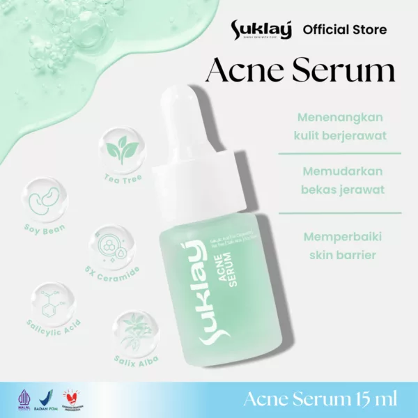 Suklay Serum Acne Penghilang Jerawat Menenangkan Kulit & Memperbaiki Skin Barrier