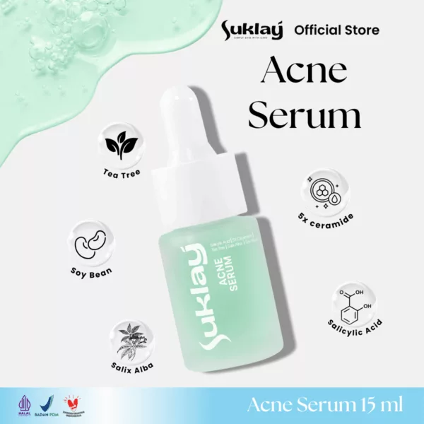 Suklay Serum Acne Penghilang Jerawat Menenangkan Kulit & Memperbaiki Skin Barrier