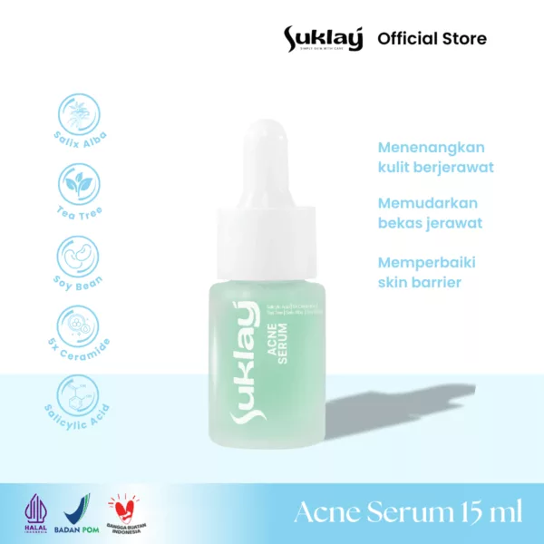 Suklay Serum Acne Penghilang Jerawat Menenangkan Kulit & Memperbaiki Skin Barrier