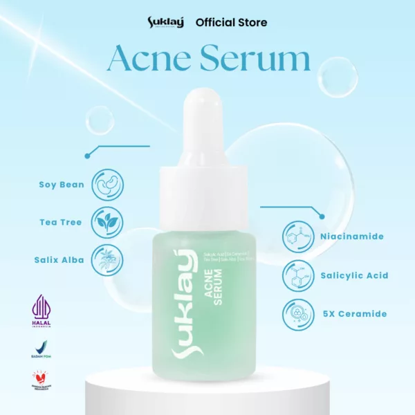 Suklay Serum Acne Penghilang Jerawat Menenangkan Kulit & Memperbaiki Skin Barrier