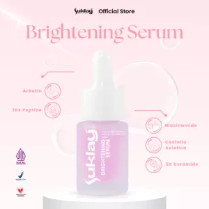 Suklay Serum Brightening – Glowing Mencerahkan Niacinamide, Arbutin, 5X Ceramide, Peptide, Centella