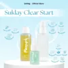 Suklay Paket 3 Set Acne Clear – Acne Serum, Face Wash, Toner | Salmon DNA, Niacinamide, Ceramide | Melembapkan & Mencegah Jerawat
