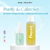 Suklay Paket 2 in 1 Purify & Calm Set – Salmon DNA, Niacinamide, Tea Tree | Redakan Jerawat & Flek | 100ml + 15ml