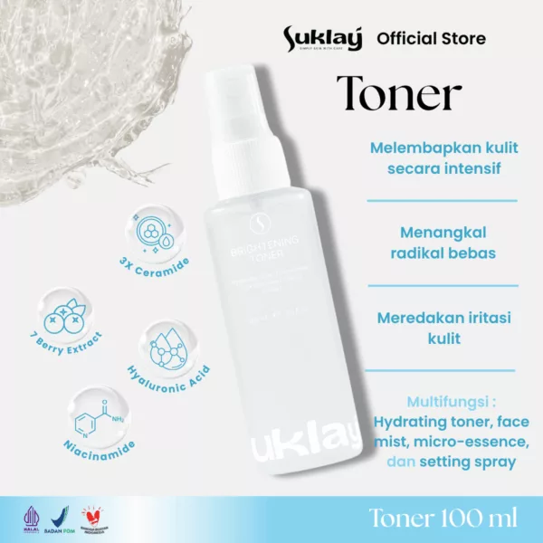 Suklay Toner Essence Brightening Calming Skin Barrier