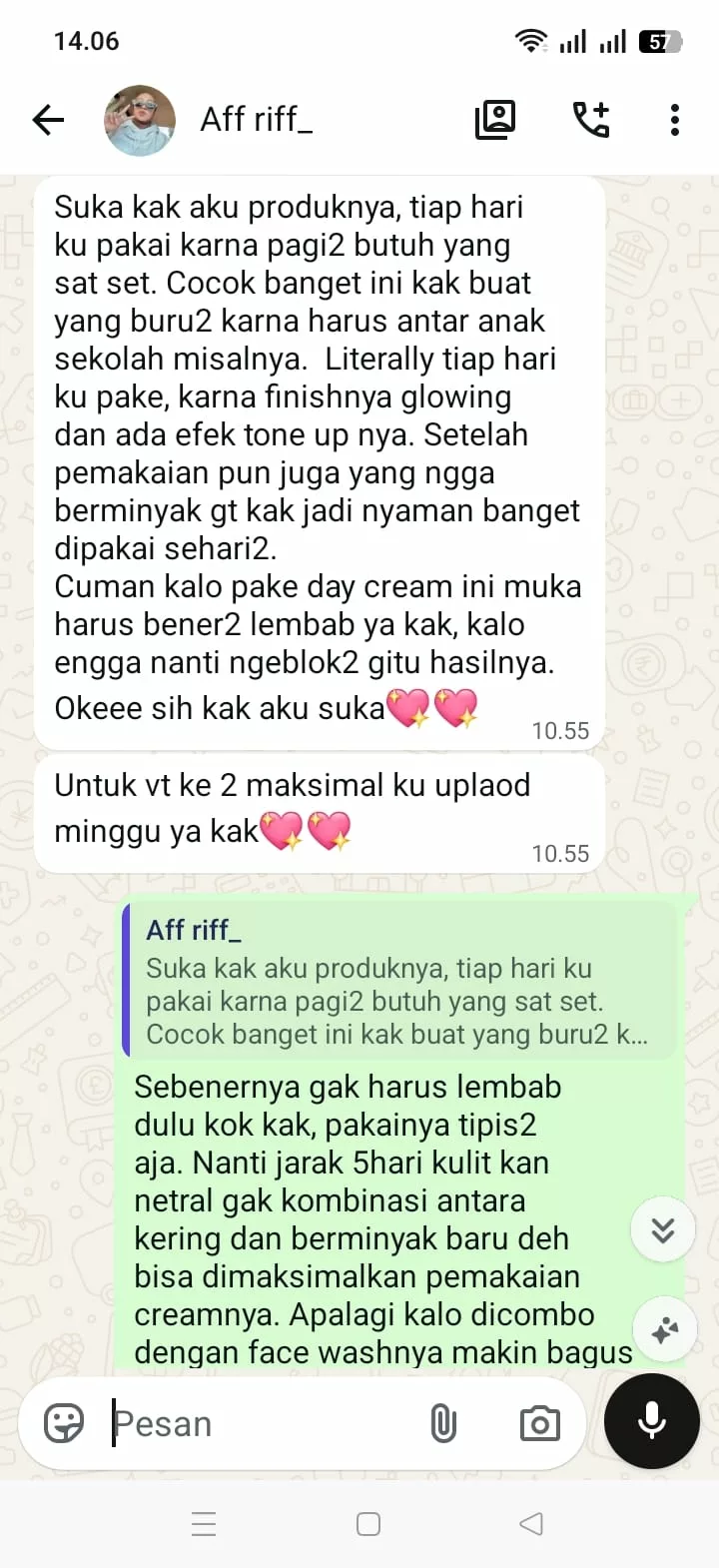 Testimoni pelanggan Suklay 6