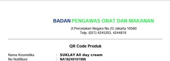 BPOM All Day Cream Bright and Hydrating